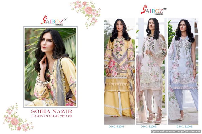 Sairoz Nazir Cotton Digital Printed Festive Wear Pakistani Salwar Kameez Collection
